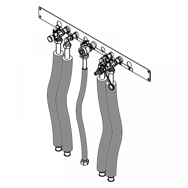 Viessmann Anschluss-Set für Unterputzinstallation