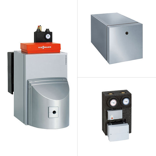 Viessmann Vitorondens 200-T mit Mischer Vitocell 100-H CHA