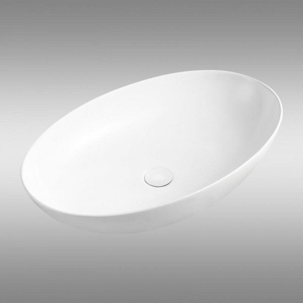 PREMIUM 100 Aufsatzwaschbecken 65 x 44 x 16 cm weiss
