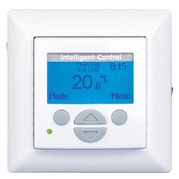 Uhrenthermostat Intelligent-Control für elektrische Fußbodenheizung