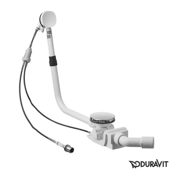 Duravit Ab- und Überlaufgarnitur Quadroval, mit Wanneneinlauf, Shower + Bath, Komplett-Set
