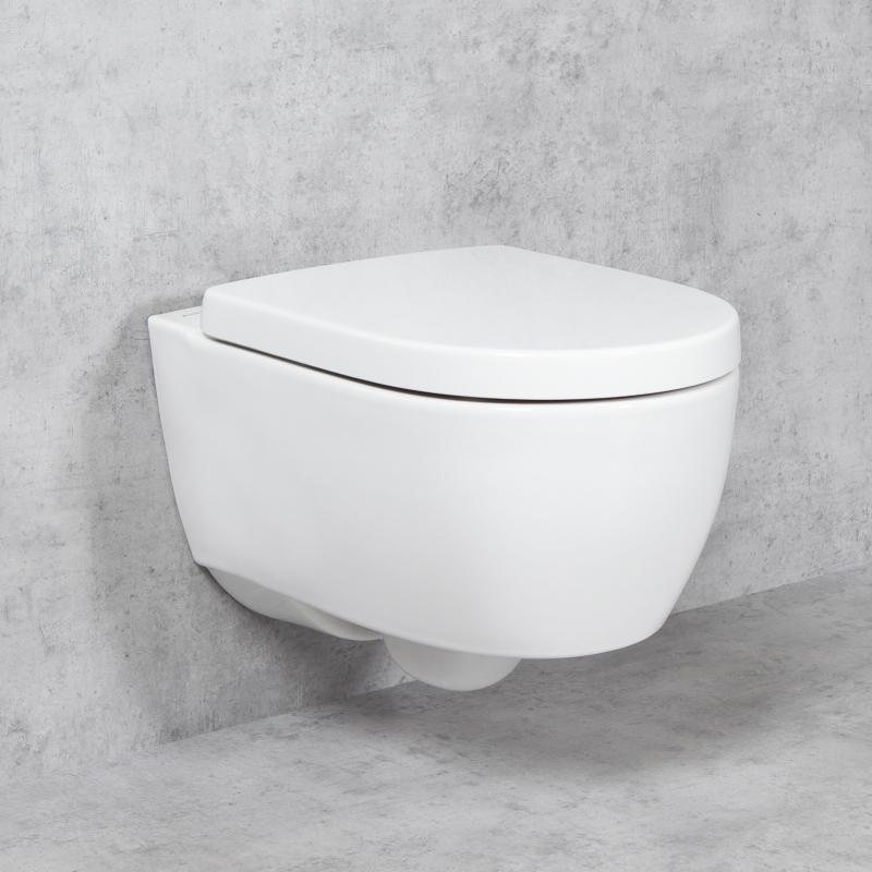 Geberit iCon NEU Wand-WC-SET ohne Spülrand mit WC-Sitz mit ...