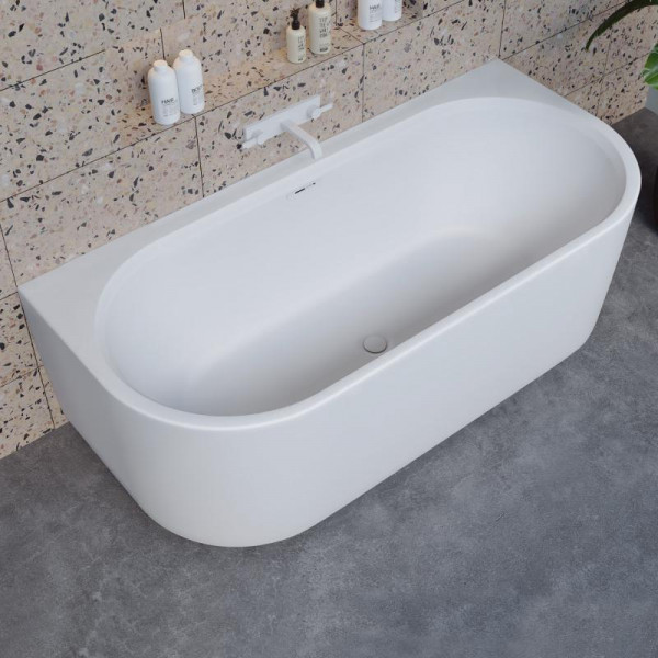 Riho Valor back2wall Vorwand-Badewanne 180 x 80 cm mit Verkleidung
