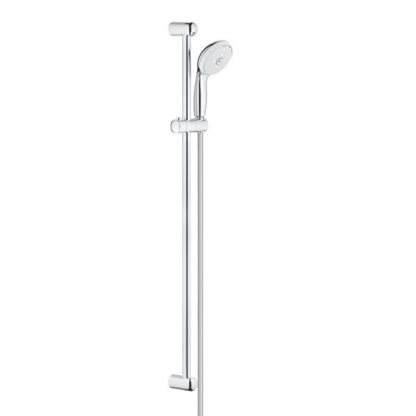 Grohe Tempesta 100 Brausegarnitur 3 Strahlarten mit Durchflusskonstanthalter Höhe: 900 mm
