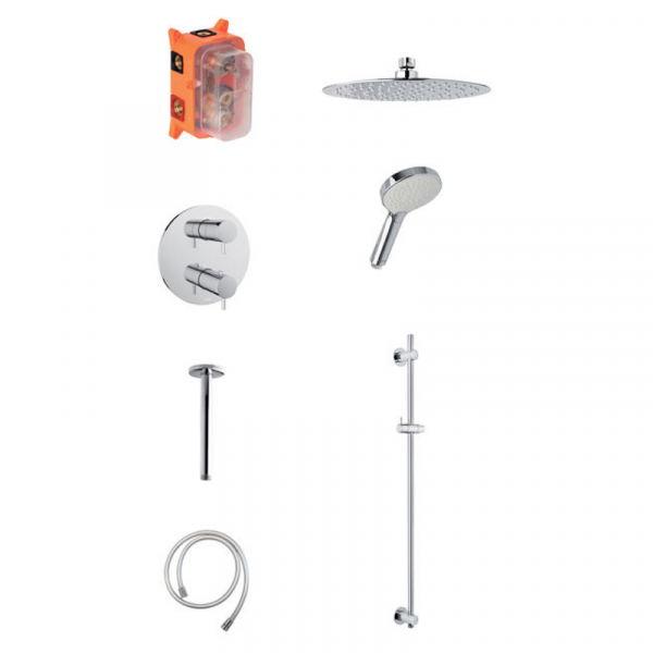 Damixa Silhouet SR2 Unterputz-Duschsystem, Thermostat
