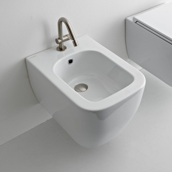 Scarabeo Teorema 2.0 Wand-Bidet weiß L: 52 cm B: 36 cm