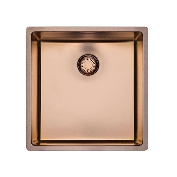 Reginox New York 40 x 40 Küchenspüle 440 x 440 mm Comfort Copper Rose