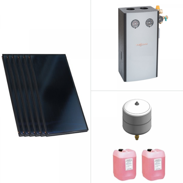 Viessmann Paket Vitosol 200-FM, 6x SV2F, HU