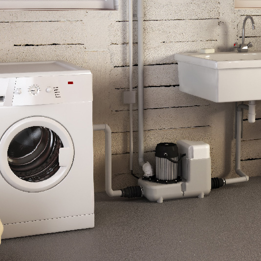 SFA Sanicom Schmutzwasser Hebeanlage bis 90° 0027 | badexo.de