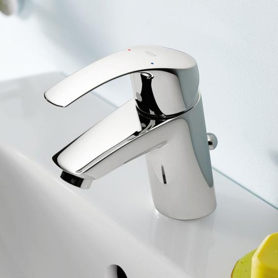 Grohe Eurosmart Einhand-Waschtischbatterie S-Size mit Ablaufgarnitur