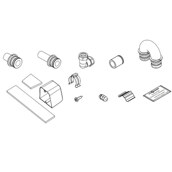 Viessmann Anschluss-Set mit Umlenkbogen