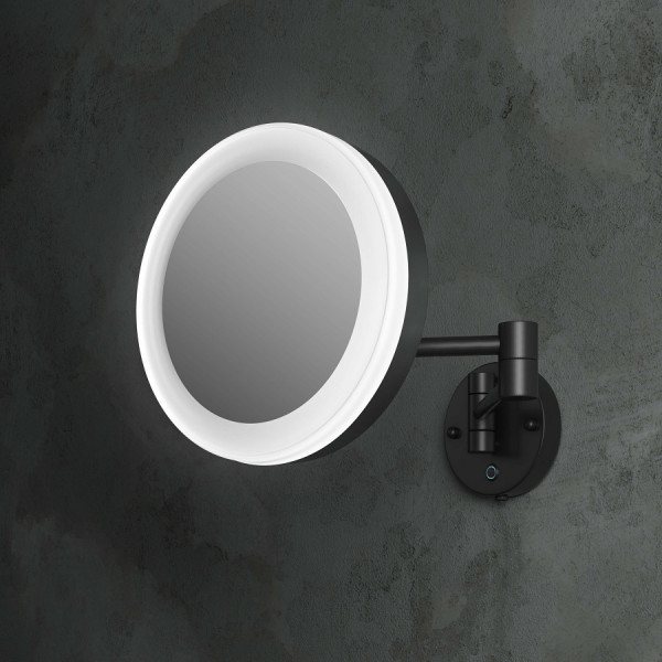 Zierath Darling LED-Kosmetikspiegel mit 5 facher Vergrößerung Ø 200 mm