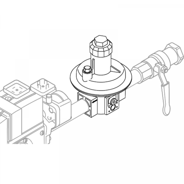 Weishaupt Armaturen bis 300 mbar mit TAS, lose