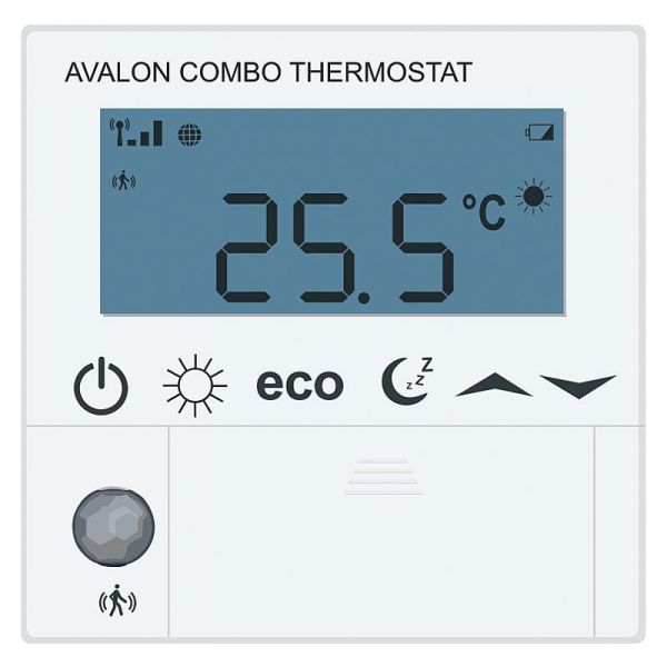 Blossom-ic Funk-Raumthermostat Avalon Combo Batterieversion AA 1,5V