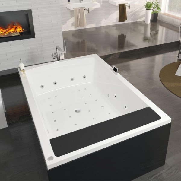 Riho Anna Thermae Whirlpool 190x130 cm mit Farblichttherapie, Touchbedienung und Heizung