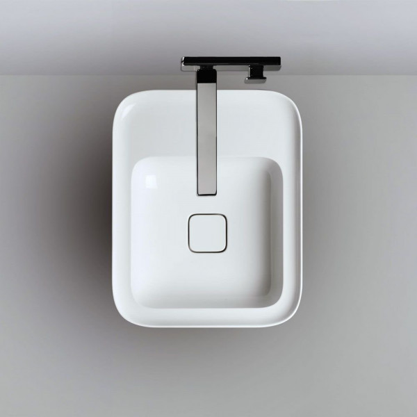 repaBAD Cameo Säulenwaschtisch freistehend Wand Farbe Weiss